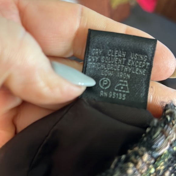 Lafayette 148 Blazer Tweed Front Zipper Brown Size 16 - Picture 10 of 12